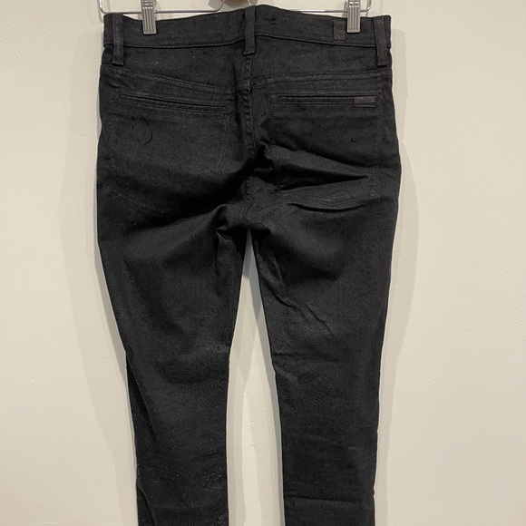 7 For All Mankind - Jeans/Pants - SZ 27 - Black with Paisley detail - Picture 5 of 9
